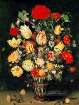 Klassik Blumen Werke - Bosschaert Ambrosius Blumen in Vase